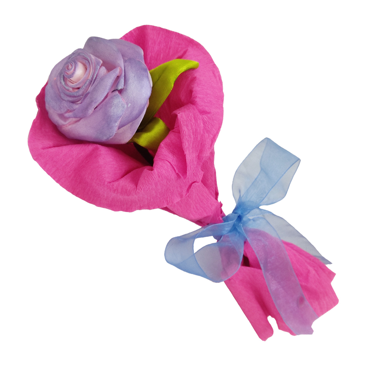 گل مصنوعی طرح رز مدل پاپیون 