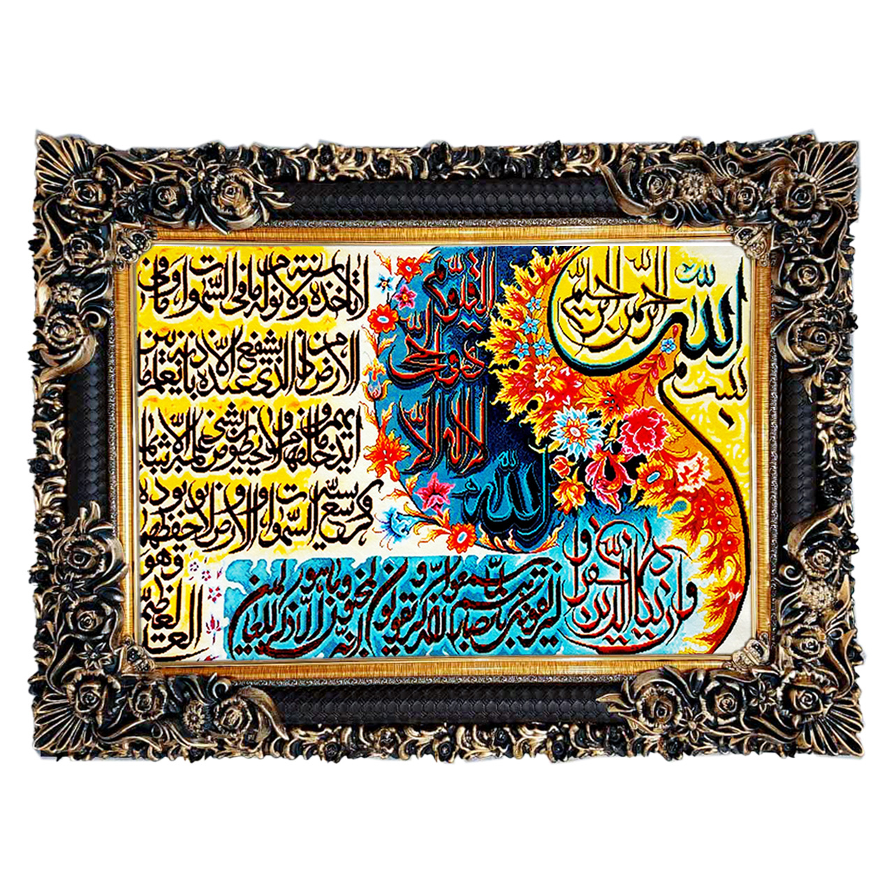 تابلو فرش چاپی طرح وان یکاد کد 15026 سایز 50×70 سانتی متری