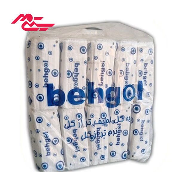 دستمال کاغذی اقتصادی به گل 200 برگی بسته 10 عددی