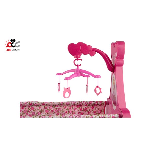 تخت و گهواره اسباب بازی بیبی بورن طرح پروانه کد 985