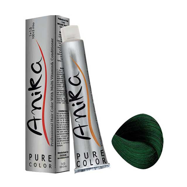 رنگ مو ضد قرمزی سبز سری Pure Color آنیکا شماره 002 حجم 100 میلی لیتری