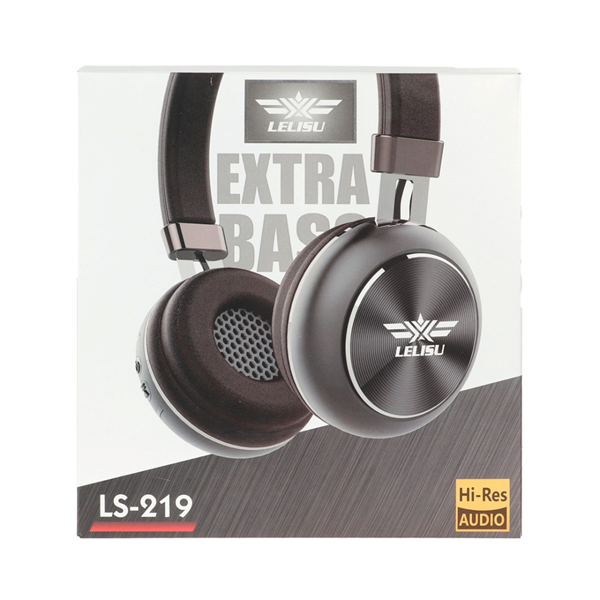 هدفون بی سیم LELISU مدل LS-219 - خاکستری - BSA