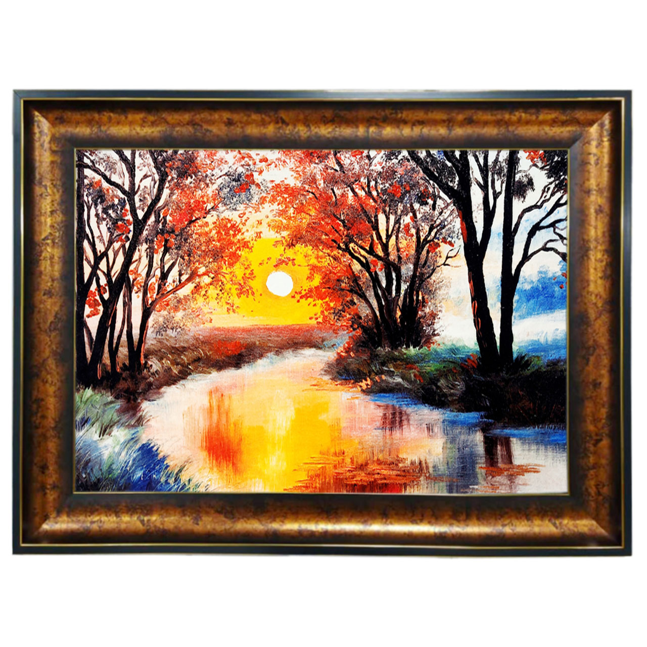 تابلو فرش با زیبا ترین قاب