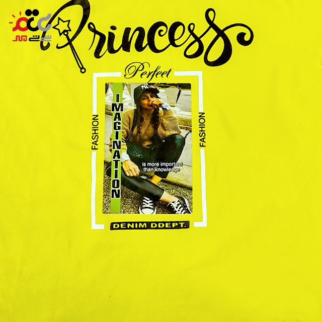 بلوز دخترانه طرح princess کد 32
