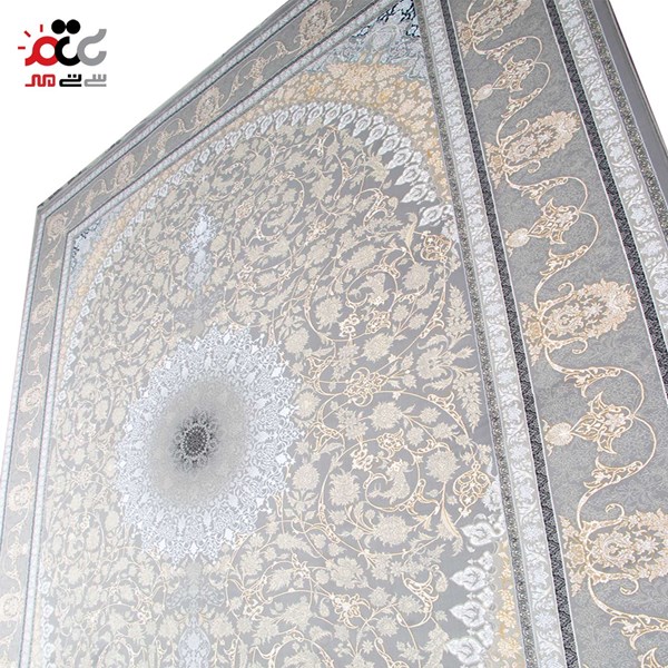 فرش ماشینی طرح سیلور کد 1437