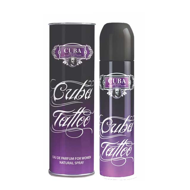 ادو پرفیوم زنانه کوبا مدل Tattoo حجم 100 میلی لیتری