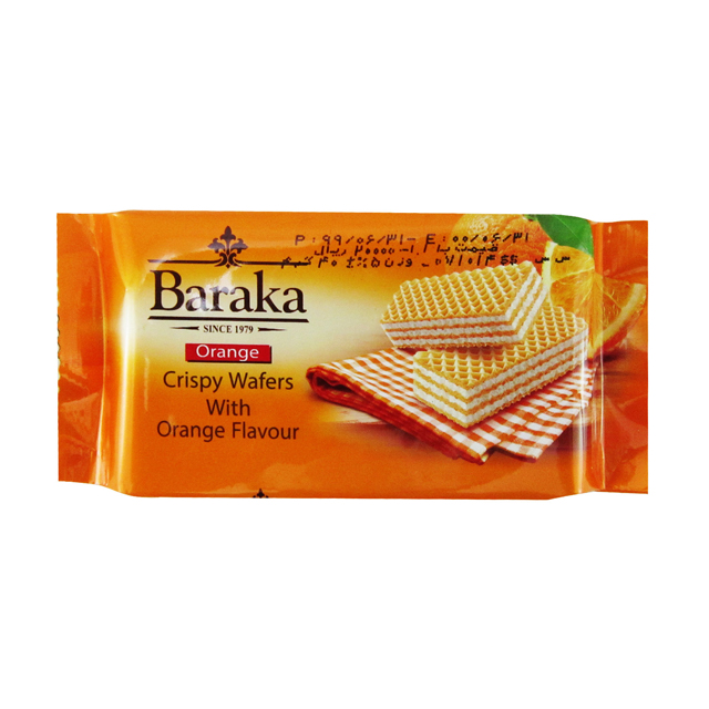 ویفر باراکا با طعم  پرتقال 35 گرمی