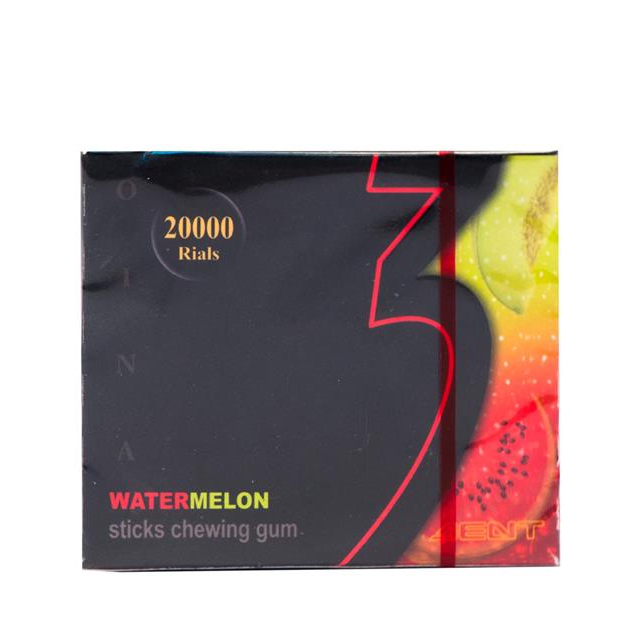 آدامس تریدنت با طعم هندوانه و طالبی اوینا بسته 10 عددی