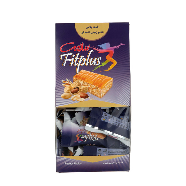 فرآورده بادام زمینی و کنجد با روکش کارامل سلامت 280 گرمی