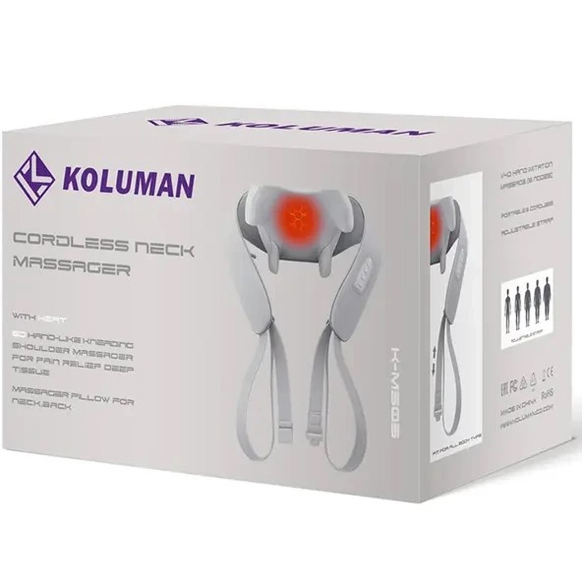 ماساژور حرارتی گردن Koluman مدل K-MS05 - سفید (گارانتی یکساله PMC)