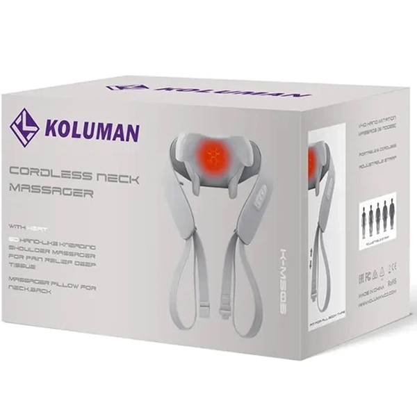 ماساژور حرارتی گردن Koluman مدل K-MS05 - سفید (گارانتی یکساله PMC)