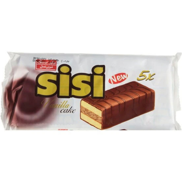 کیک روکشدار خلال فندقی سی سی شیرین عسل بسته 5 عددی