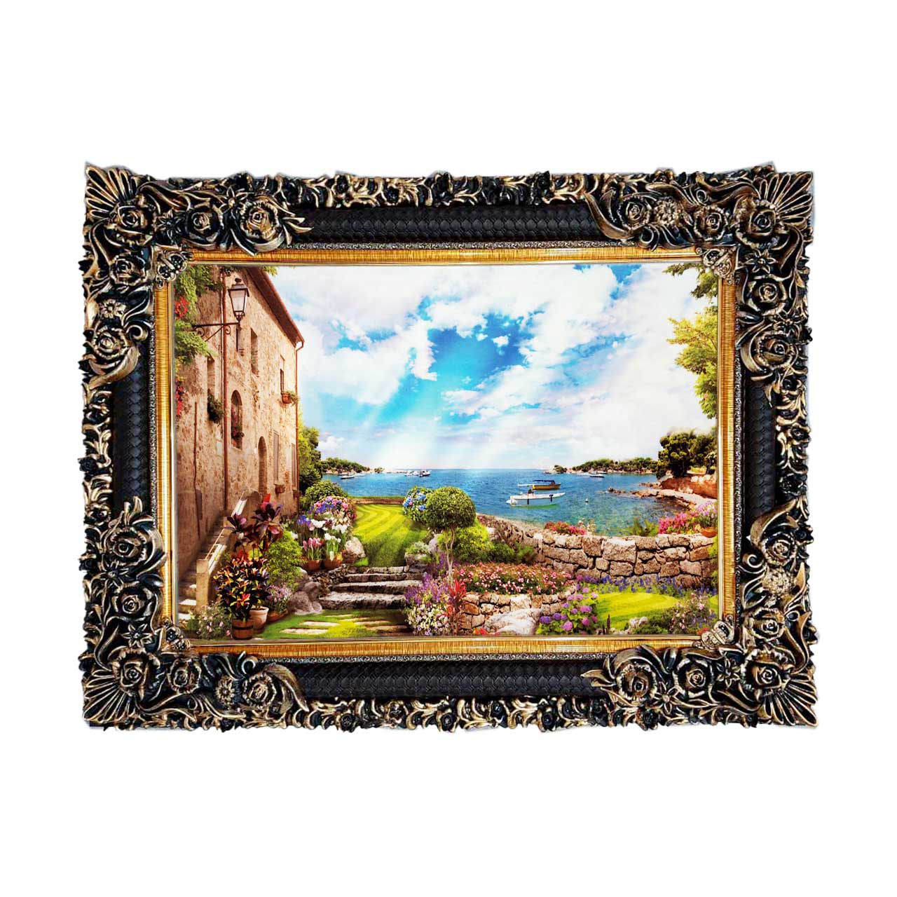 تابلو فرش با زیبا ترین قاب