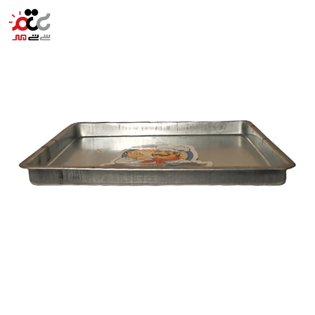 قالب کیک گالوانیزه موج مدل مستطیل لبه معمولی سایز 35×45 سانتی متری