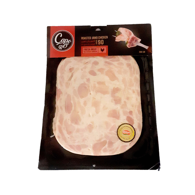 ژامبون چیکن تنوری 90% گوشت مرغ کاپو کاله 300 گرمی