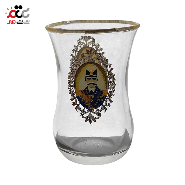 استکان بلور کمر باریک شاه عباسی کاوه
