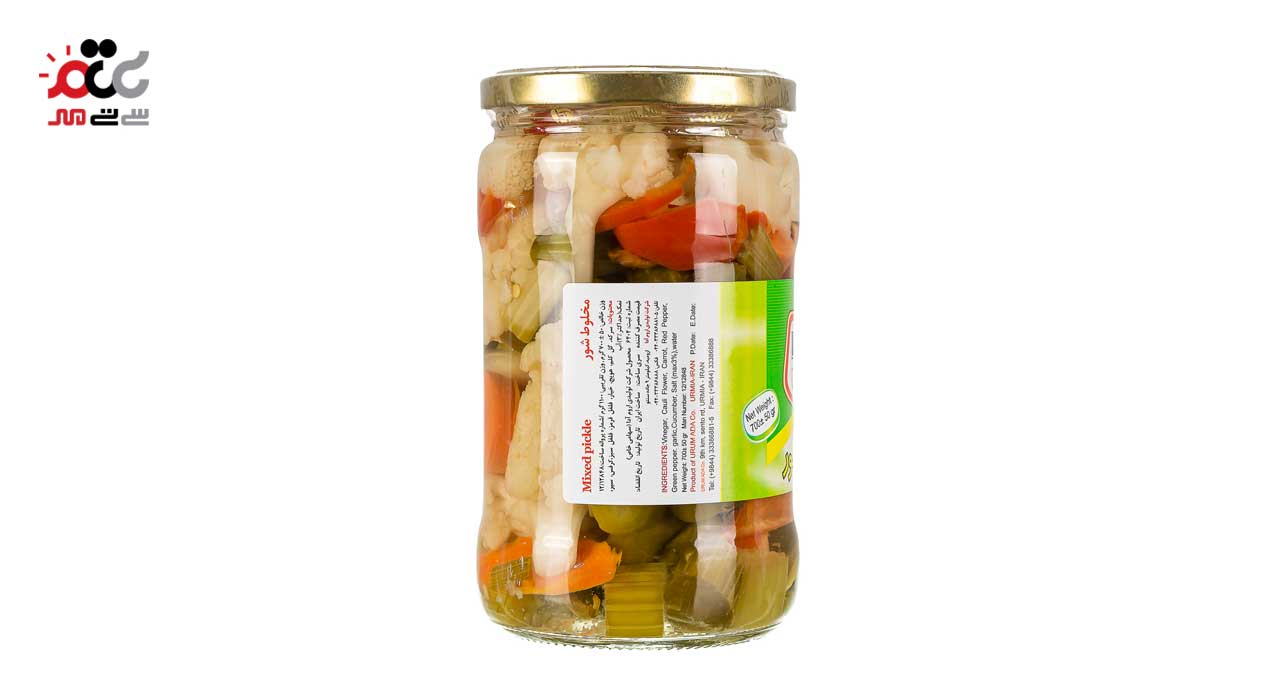 ترشی مخلوط شور اروم آدا 700 گرمی