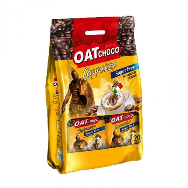 پودر کاپوچینو بدون شکر اوت چوکو بسته 20 عددی