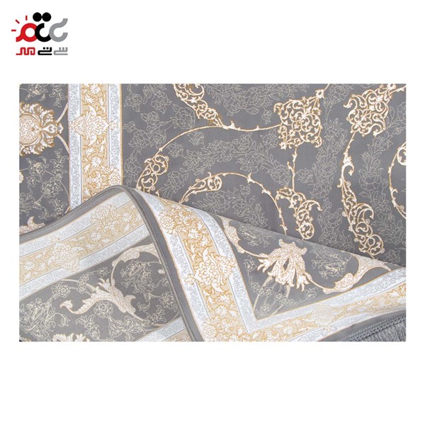 فرش ماشینی طرح سیلور کد 1406
