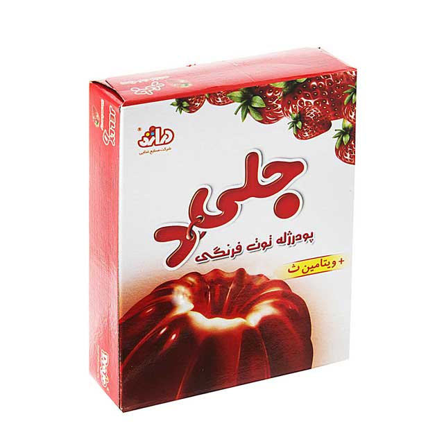 پودر ژله توت فرنگی دراژه 100 گرمی