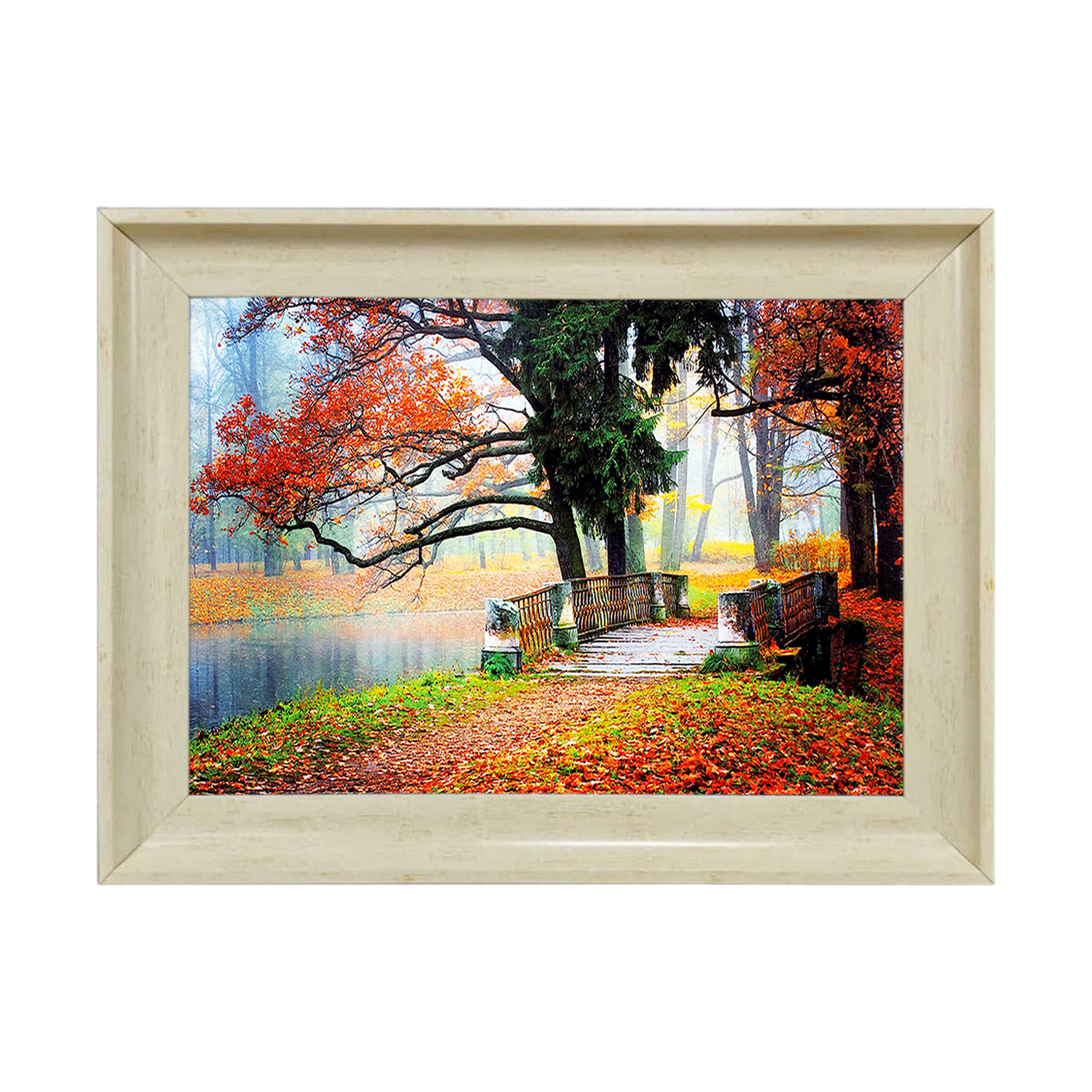 تابلو فرش چاپی طرح طبیعت کد 10186 سایز 50×35 سانتی متری