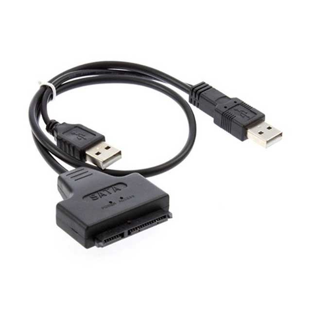 تبدیل پورت ساتا هارد لپ تاپ به USB 2 با برق کمکی