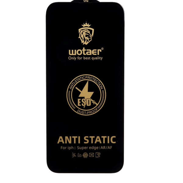 محافظ صفحه نمایش شیشه ای Full Cover ESD Anti Static - Wotaer OG مدل NTC - Apple iPhone 13 Pro Max / iPhone 14 Plus