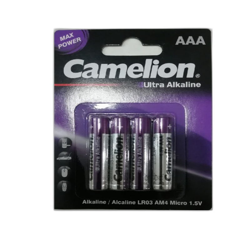 باتری نیم قلمی  camelion چهار عددی