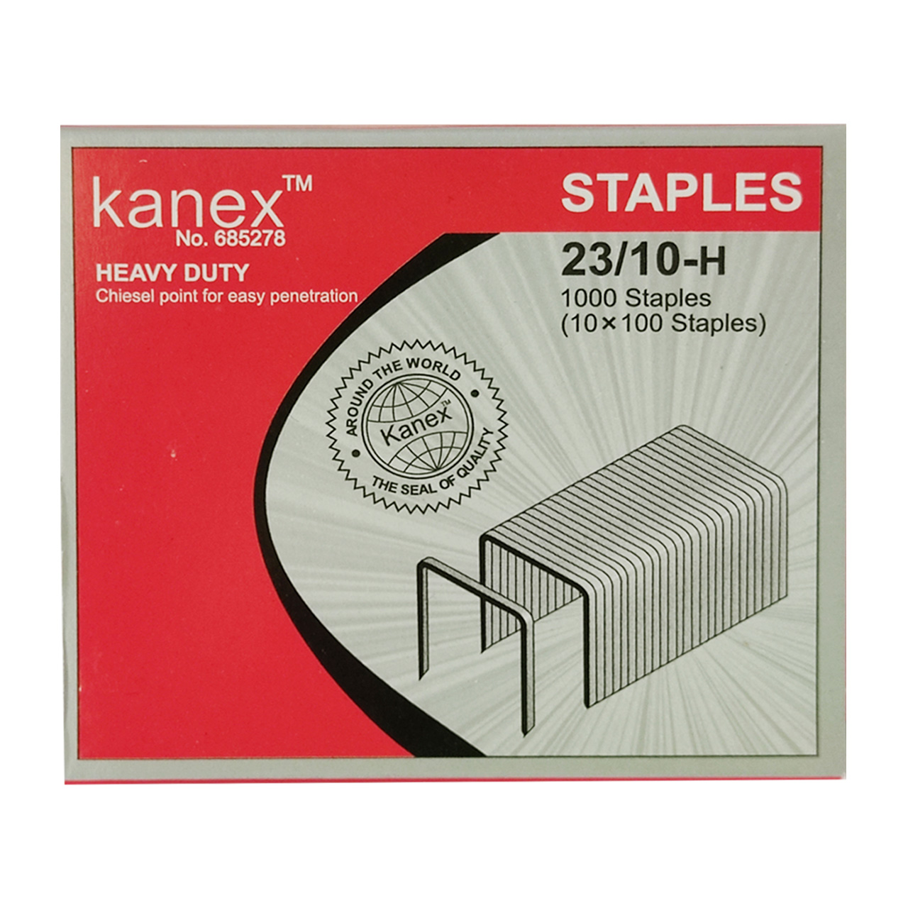 سوزن منگنه کانکس سایز 23/10 بسته 1000 عددی