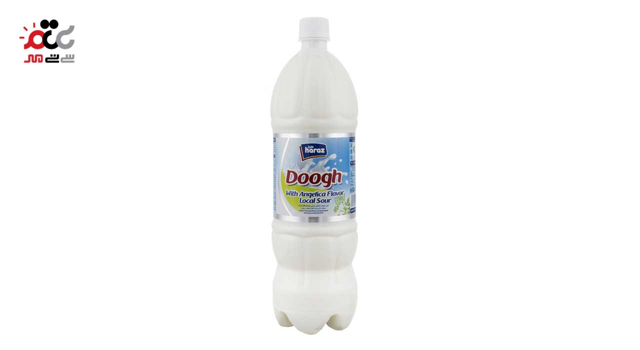 دوغ ترش محلی با طعم گلپر هراز 1500  میلی‌لیتری