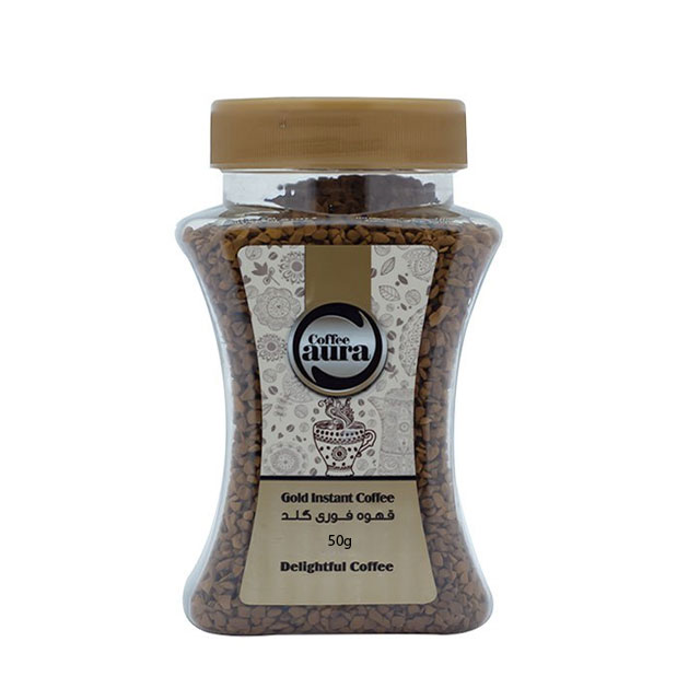 پودر قهوه فوری گلد اورا  50 گرمی