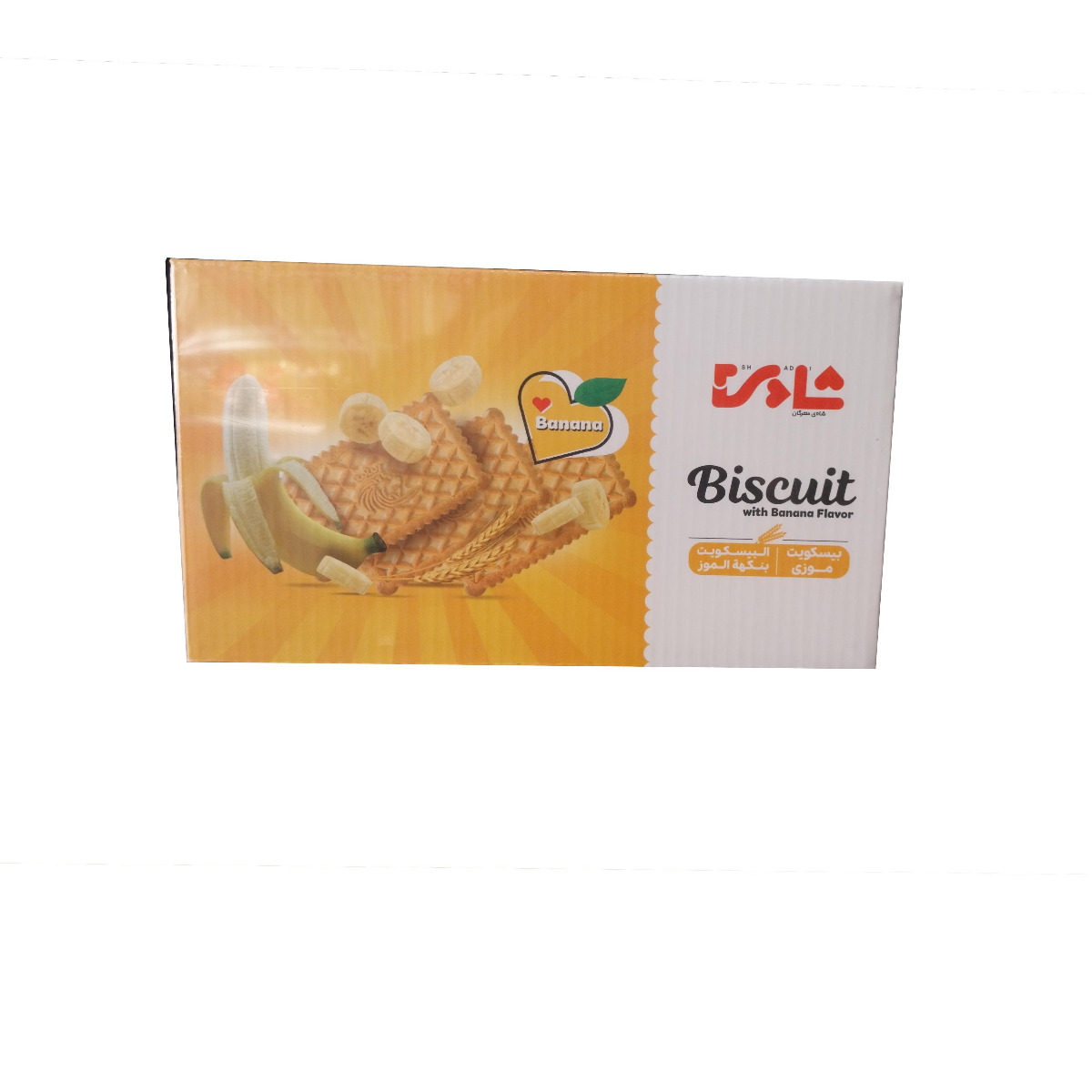 بیسکوییت جعبه ای موزی شادی 850 گرمی