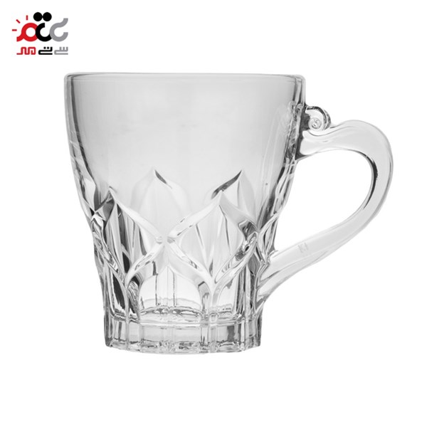 فنجان شیشه ای مدل دومو بسته 6 عددی