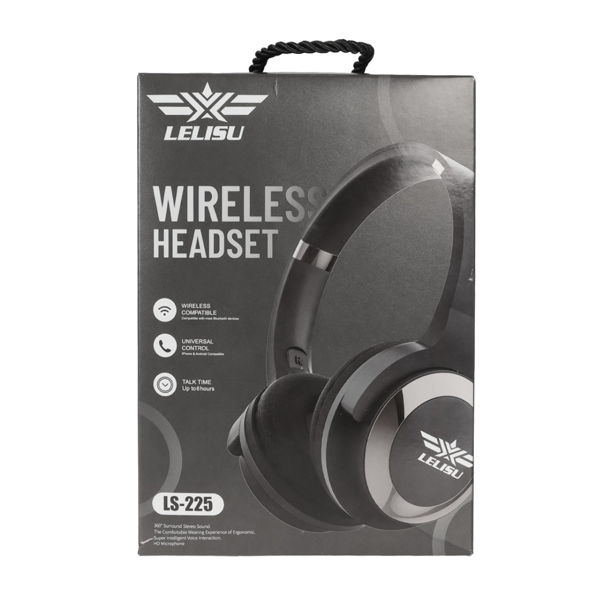 هدفون بی سیم LELISU مدل LS-225 - مشکی- BSA