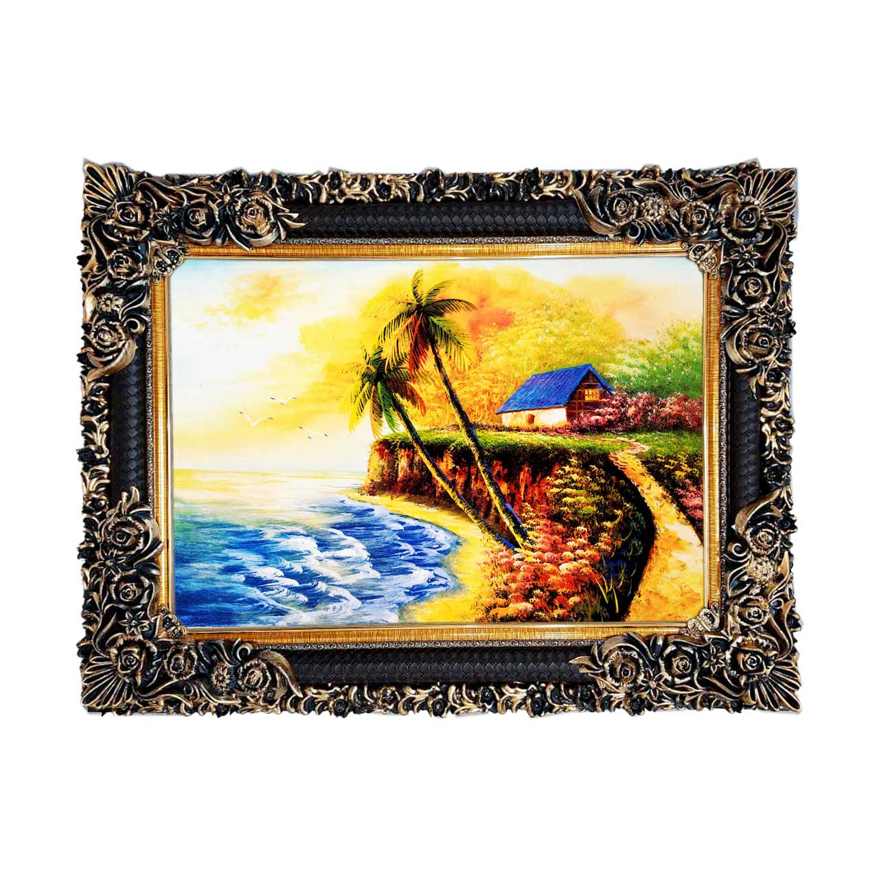 تابلو فرش با زیبا ترین قاب