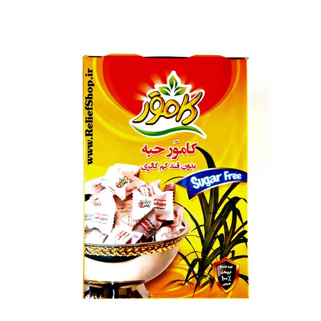قند حبه کم کالری کامور 140 گرمی