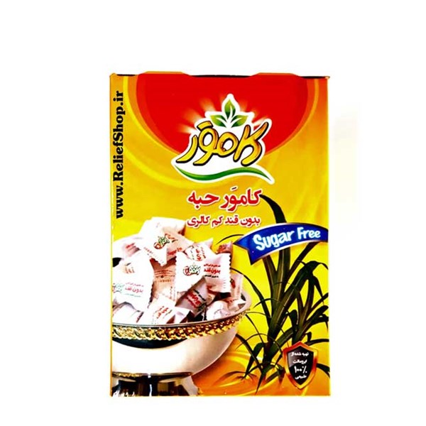 قند حبه کم کالری کامور 140 گرمی