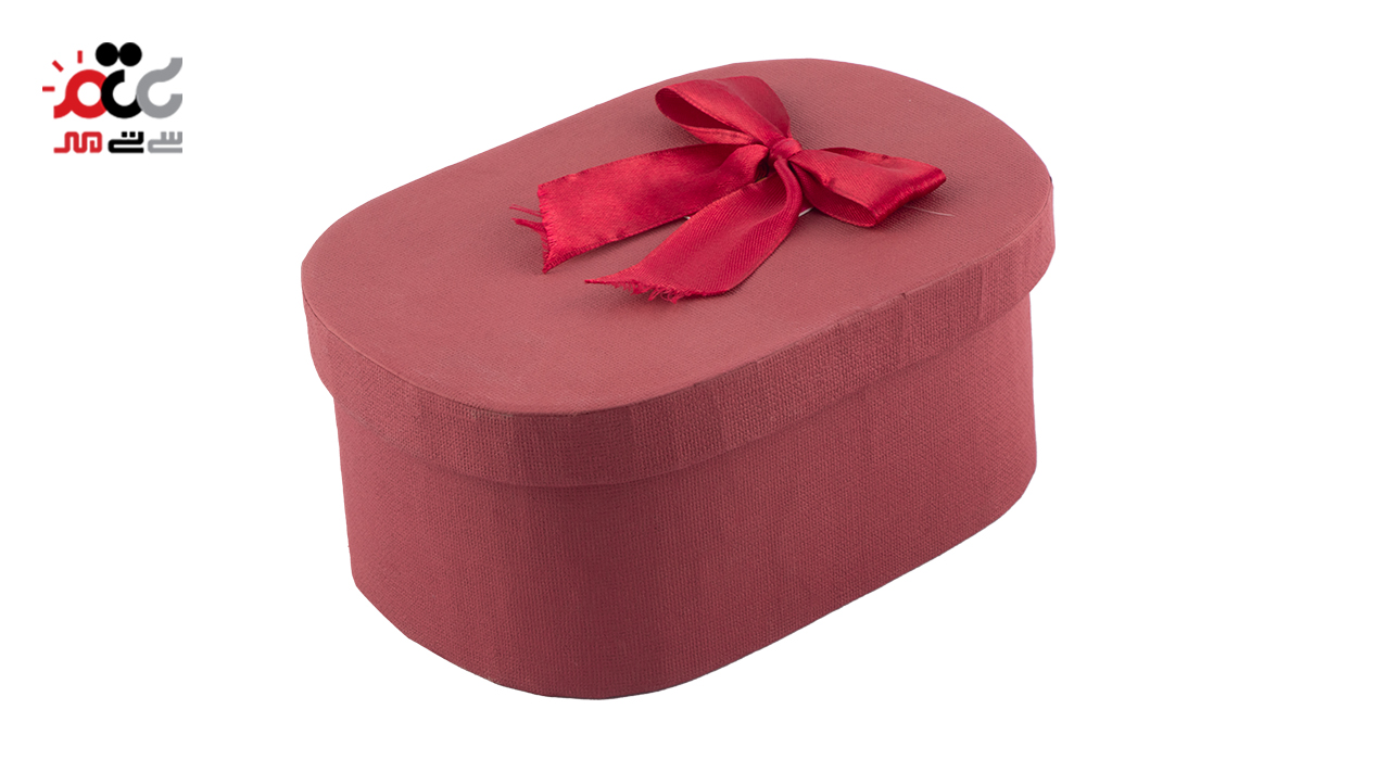 جعبه هدیه مقوایی مدل بیضی کد 64