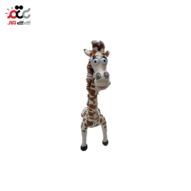 خرید عروسک پولیشی زرافه ماداگاسکار سایز یک