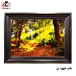 تابلو فرش چاپی طرح جنگل کد 10110 سایز 100×70 سانتی متری