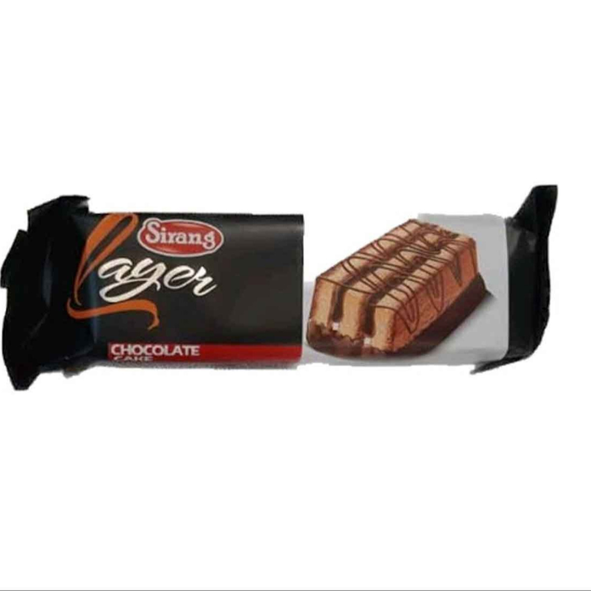 کیک اسفنجی سه لایه با کرم کاکائو سیرنگ 60 گرمی