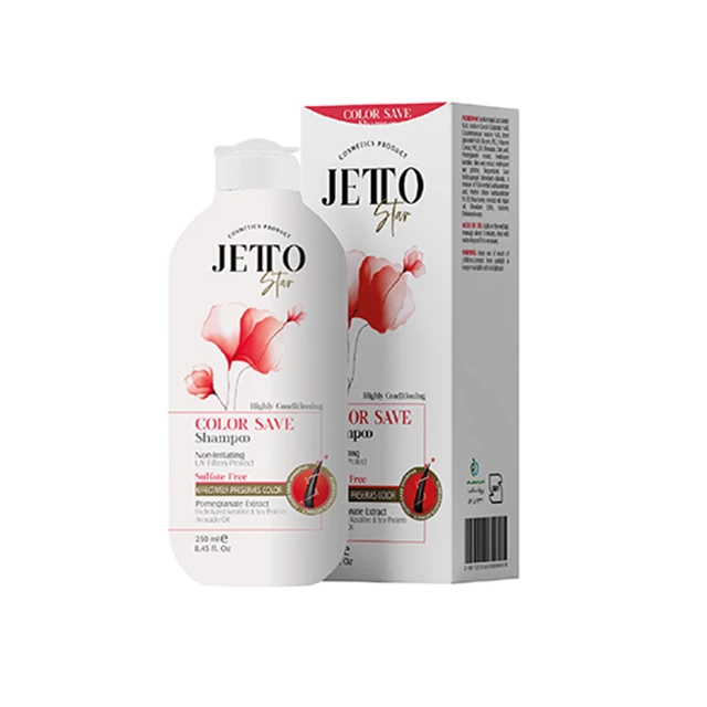 شامپو تثبیت کننده رنگ مو ژتو استار مدل Colve حجم 250 میلی لیتری