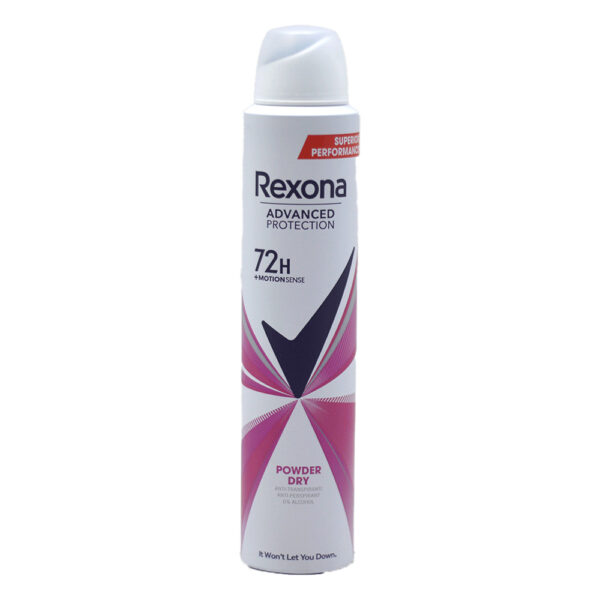 خرید اسپری بدن رکسونا Rexona مدل Powder Dry حجم 200 میلی لیتری