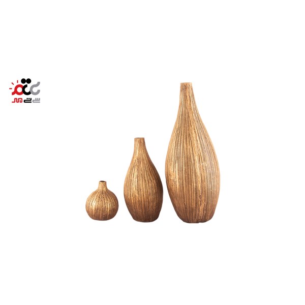 ست گلدان دکوری مدل سالونگ 3 سایز کد 923