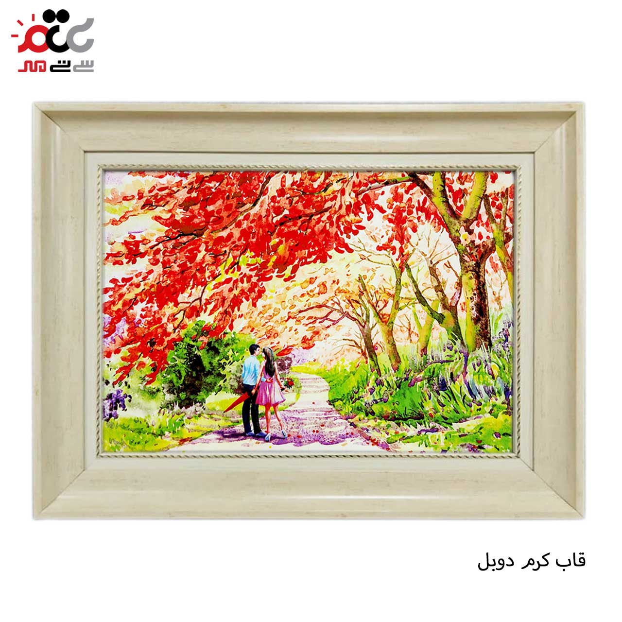 تابلو فرش طرح دار با قاب