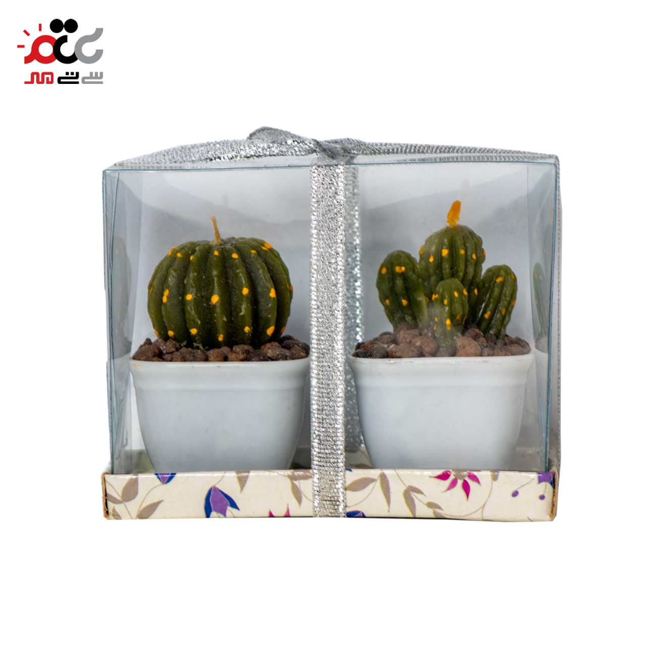 شمع مدل کاکتوس مجموعه 2 عددی