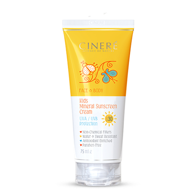 کرم ضد آفتاب کودک سینره مدل SPF30 حجم 75 میلی لیتری