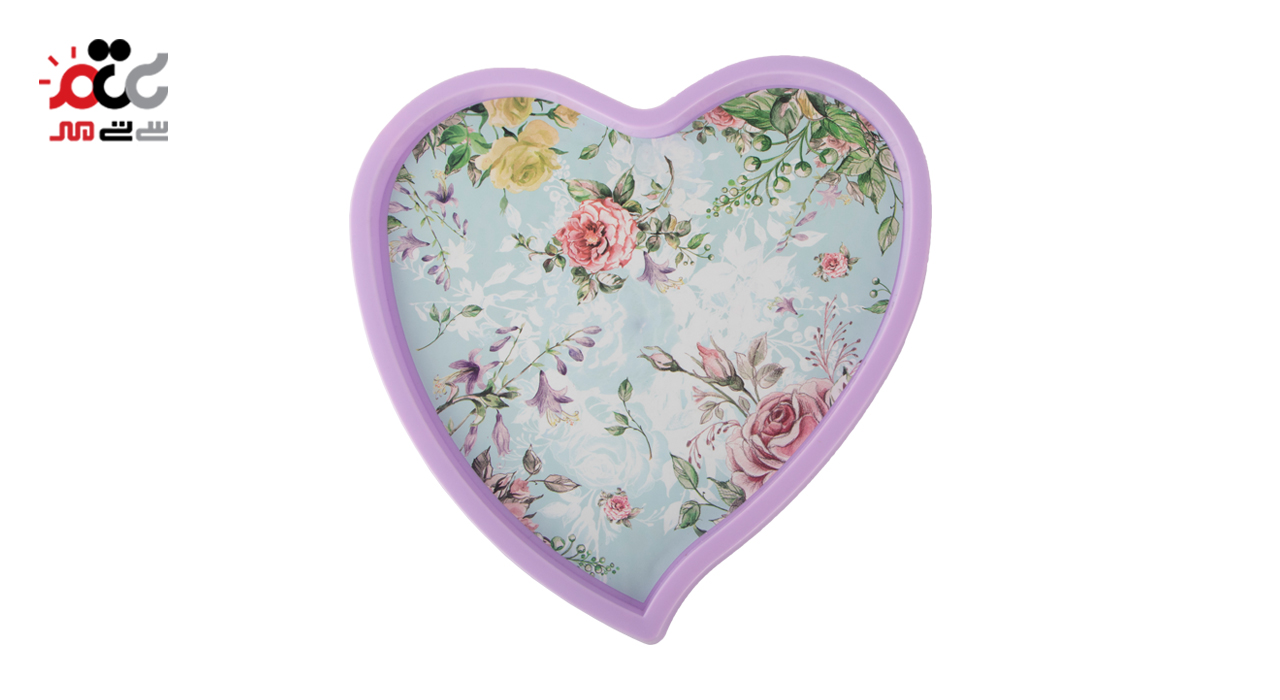 سینی پلاستیکی مدل قلب کد 1776