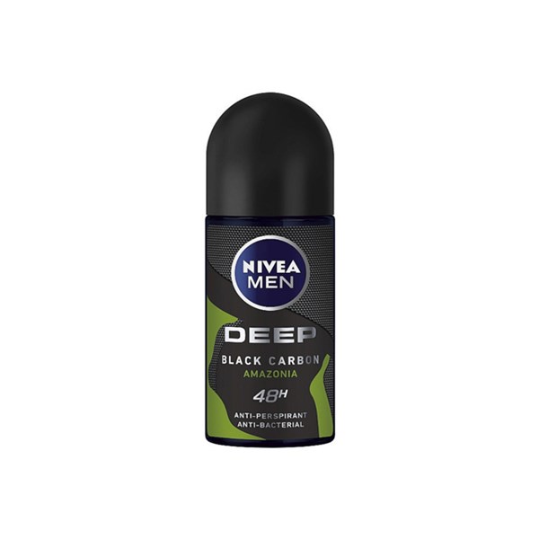 رول ضد تعریق مردانه نیوآ مدل Deep Black Carbon Amazonia حجم 50 میلی لیتری