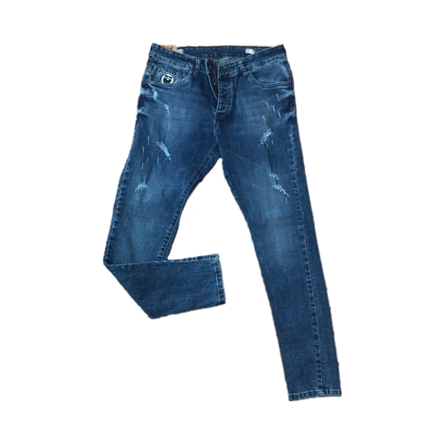 شلوار جین کشی مردانه مدل دمپا فیت کد 76